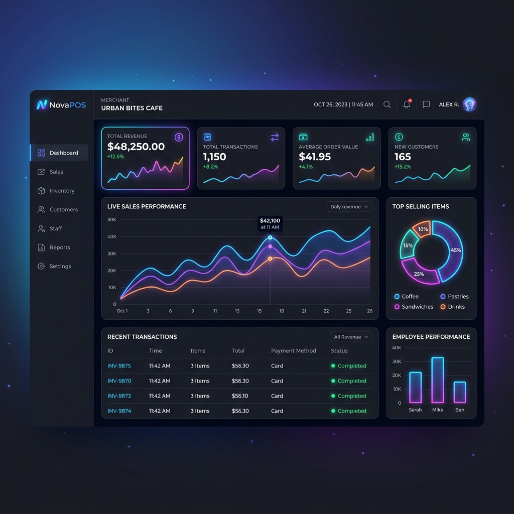 1POS SaaS Dashboard